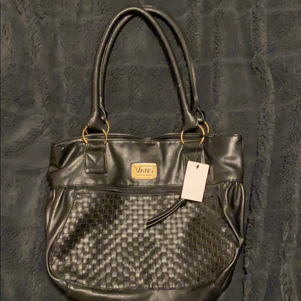 Black Vans shoulder bag